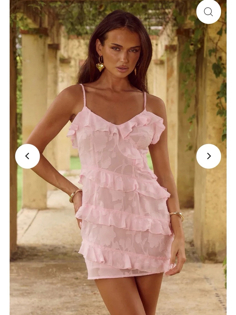 Runaway The Label Aisha Pink Mini Dress